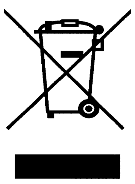 Symbol 1 - přeškrtnutá popelnice