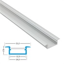AL profil FKU14 pro LED, bez plexi, 1m