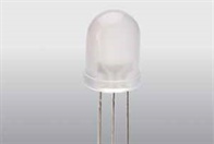 Bi-polární LED 10 mm, 50°, 30 mcd - žlutá