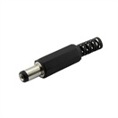 Konektor DC 2,1 x 5,5mm, vidlice kabelová, délka 9,5mm