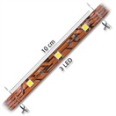 LED pásek 30LED/m, 5050, IP20, 2800 - 2900 K, bílá, 12V, metráž