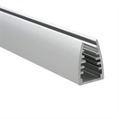 AL profil FKU17 pro LED, s montážním plexi, 1m