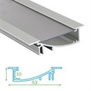 AL profil FKU40 pro LED, s plexi, 1m