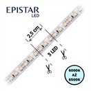 LED pásek 120LED/m, 2835, IP20, 6000 - 6500 K, bílá, 12V, 10m