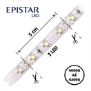 LED pásek 60LED/m, 2835, IP20, 4000 - 4300 K, bílá, 12V, 5m