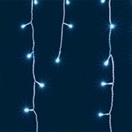 LED světelný závěs, 10 x 0,7 m, 200 LED, 8 programů, modrá