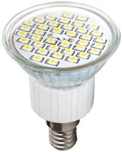 LED žárovka E14, PAR16, 4W, bílá