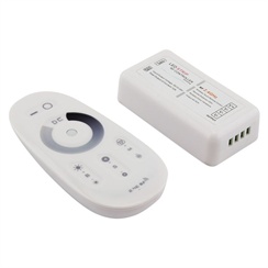 Ovladač pro LED pásky 12/24V, 12A, RF DO, ind. kód, bílý