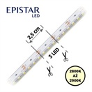 LED pásek 120LED/m, 3528, IP67, 2800 - 2900 K, bílá, 12V, 3D, metráž