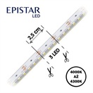 LED pásek 120LED/m, 3528, IP67, 4000 - 4300 K, bílá, 12V, 5m, 3D, metráž
