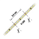 LED pásek 180LED/m, 3528, IP20, 2800 - 2900 K, bílá, 24V, šíře 5mm, metráž