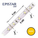 LED pásek 60LED/m, 3528, IP65, žlutá, 12V, š.10mm