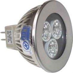 LED žárovka MR16, 3W, bílá, 12V