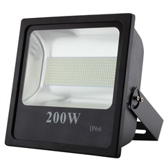 LED reflektor Slim SMD 200W černý, 5500K, 18000lm