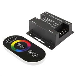 Ovladač pro RGB LED pásky 12/24V, 3x6A, RF DO, FULL TOUCH