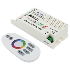 Ovladač pro LED pásky 12/24V, 15A, AUDIO