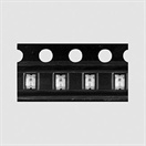 LED SMD, bílá, 40mcd, 150°, 0805