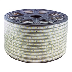 LED pásek 60LED/m, 5050, IP67, 3500 - 4000 K, bílá, 230V DC, metráž