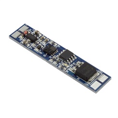 Stmívač pro LED pásky 12/24V, 6A, bezdotykový, do profilu, modrá LED, s pamětí