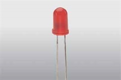 LED-2MA 5mm červená dif. 20.0mcd 60°