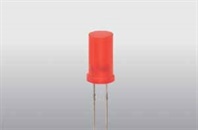 LED-PLC 5mm červená dif. 3.2mcd 100°