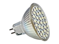 LED žárovka MR16, 2W, teplá bílá, 12V refl., 120lm