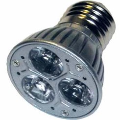 LED žárovka E27, PAR16, 3W, bílá, 230V