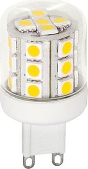LED žárovka G9, 3W, bílá, 230V