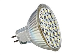 LED žárovka MR16, 4W, bílá, 12V refl.